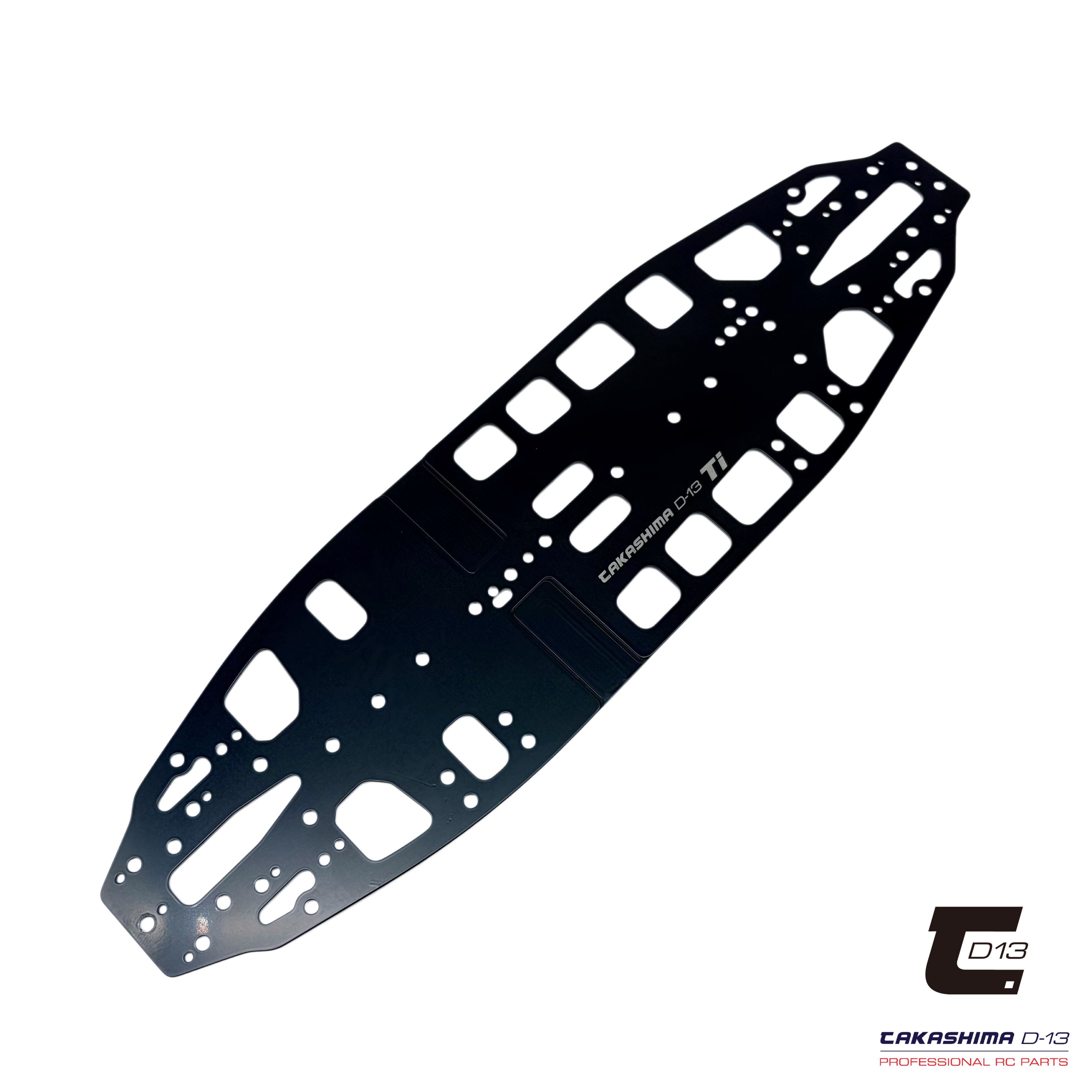 Takashima D-13 Titanium Chassis 1.5 mm for RC Maker SP2 (101g) – Black