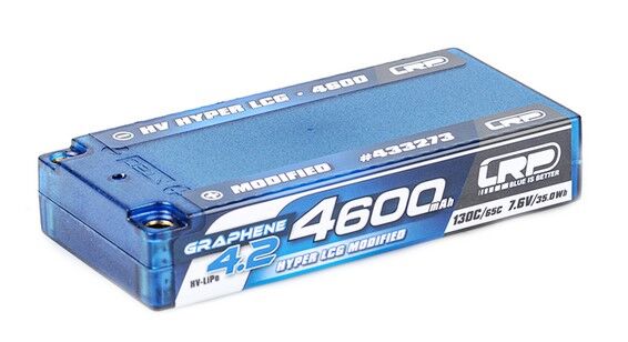 LRP Graphene-4.2 4600mAh 7.6V 130C/65C HV Hyper LCG Modified Shorty Battery - 160g