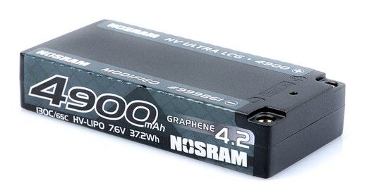 Nosram HV ULTRA LCG  Modified Shorty Graphene-4.2 4900mAh LiPo 7.6V 130C/65C - 173g