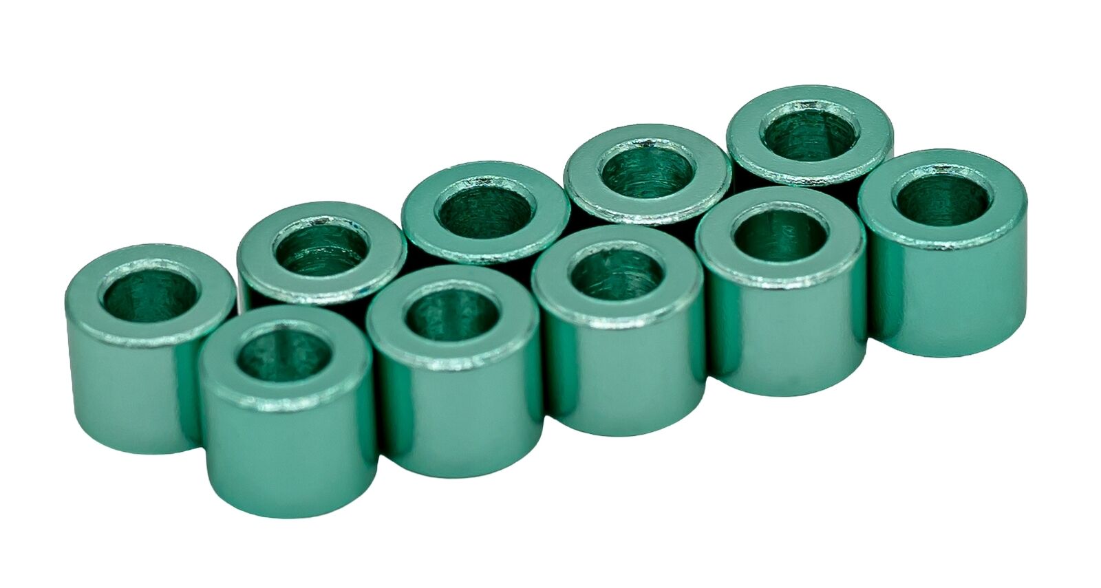 MR33 Aluminium Unterlegscheiben 3,0 x 5,7 x 5,0mm - Mint (10)