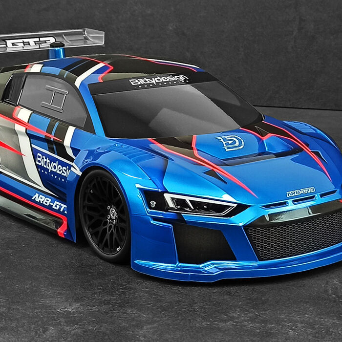 Bittydesign AR8-GT3 Karosserie 1:10 (unlackiert) 190mm