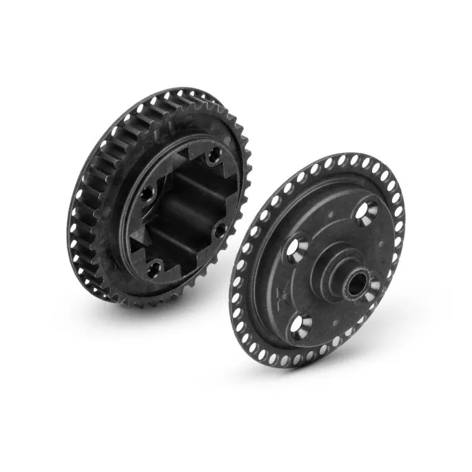 XRAY X4-2026 Composite Gear Diff, Case 38T Pulley & Cover for Uni Bulkheads