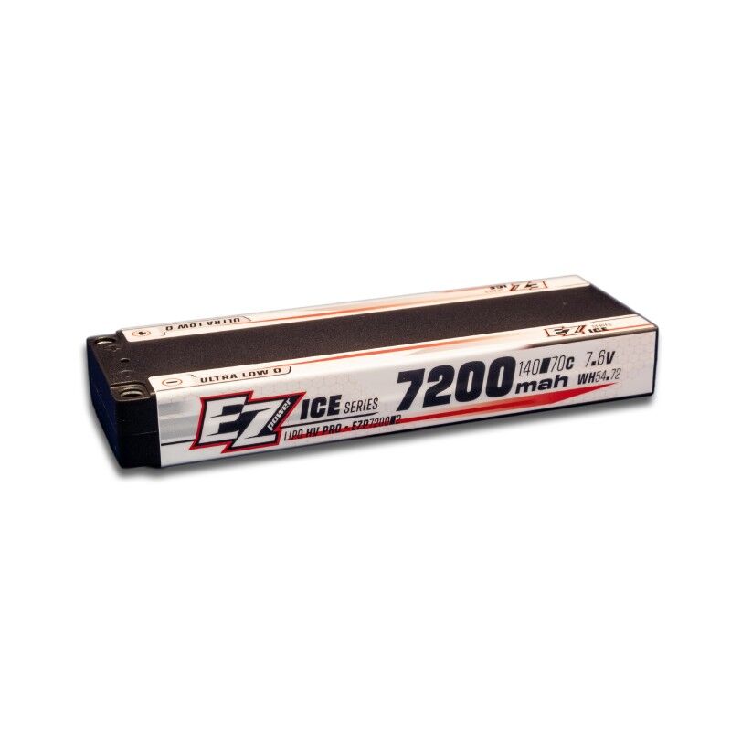 EZ Power Lipo 7200mah ULCG 7,6v 2s 140/70c HV PRO Ice Series - 5mm