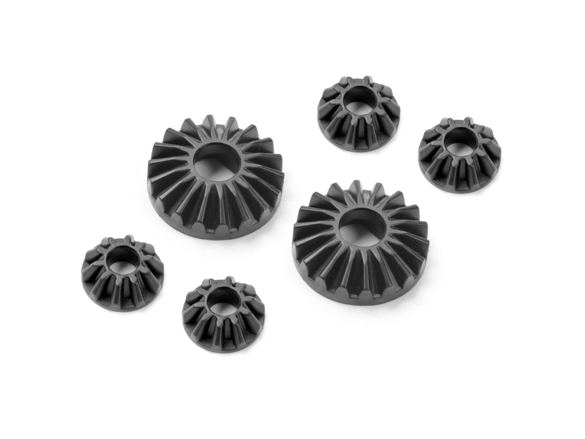 XRAY Composite Gear Differential Bevel & Satellite Gears - Graphite (2+4)