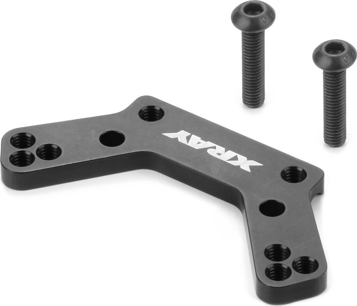 XRAY XB2-2025 Aluminum Rear Roll-Center Holder for Anti-roll Bar Collar (1)