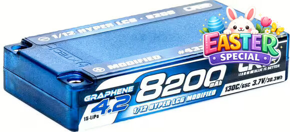 LRP Graphene-4.2 Hyper LCG 1:12 Modified LiPo Akku 8200mAh 3.7V 120C/60C