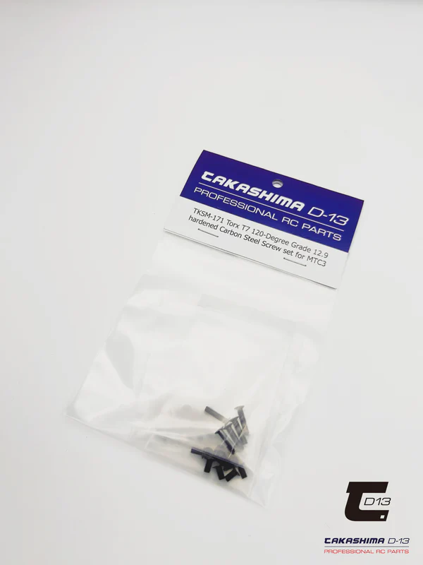 Takashima D-13 TORX T7 Schrauben Set 120° für Mugen MTC-3 Chassis