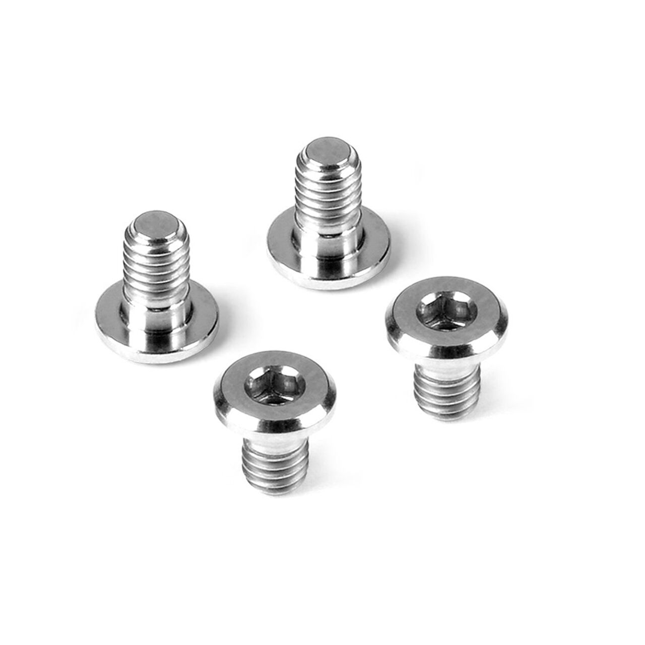 HUDY Titanium Super Low Head Centerig Screw M3x14 (10)