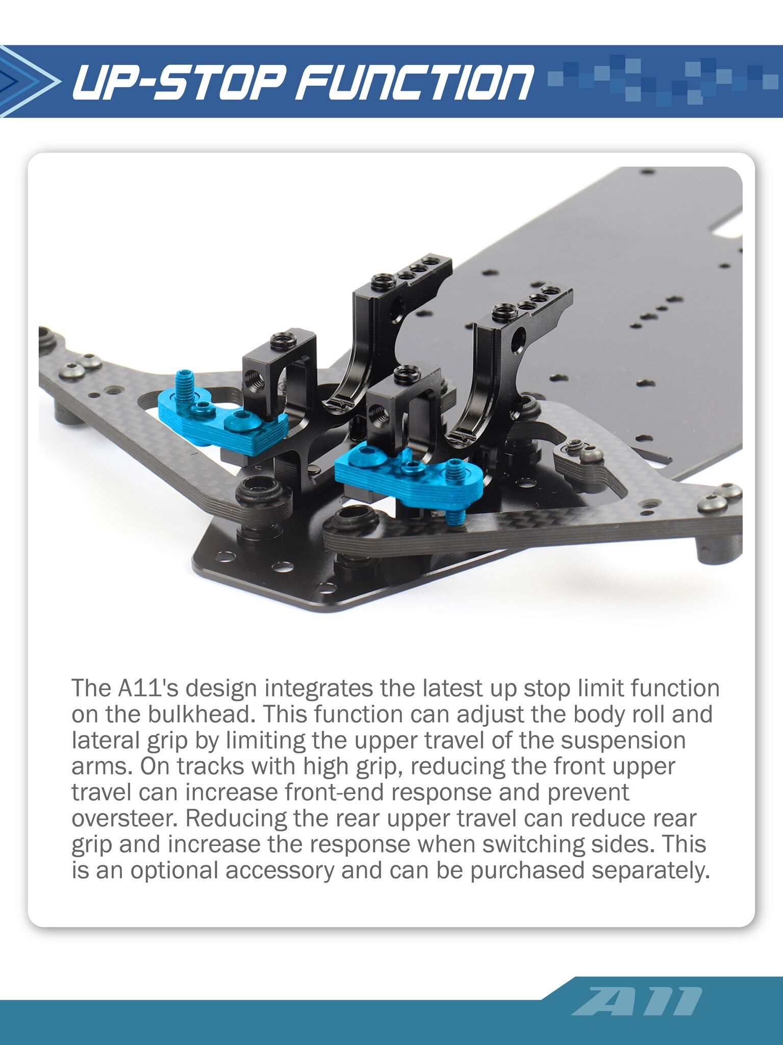 ARC A11 Touring Car Kit 1:10 Carbon Chassis | ARC-R100042