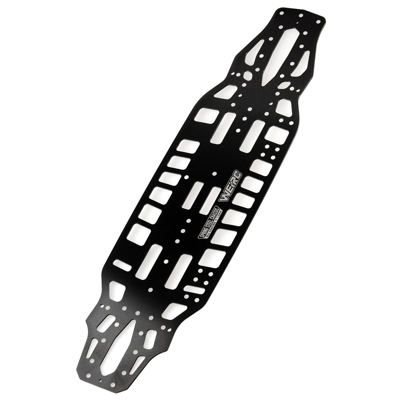 WeiRC DCL Stahl Chassis 1,2mm für Tamiya TRF-421 (139g) - Schwarz