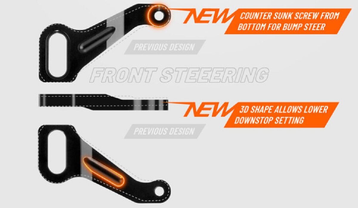 XRAY X4-2023 Aluminum Steering Arm Front L+R Swiss 7075 T6 (2)