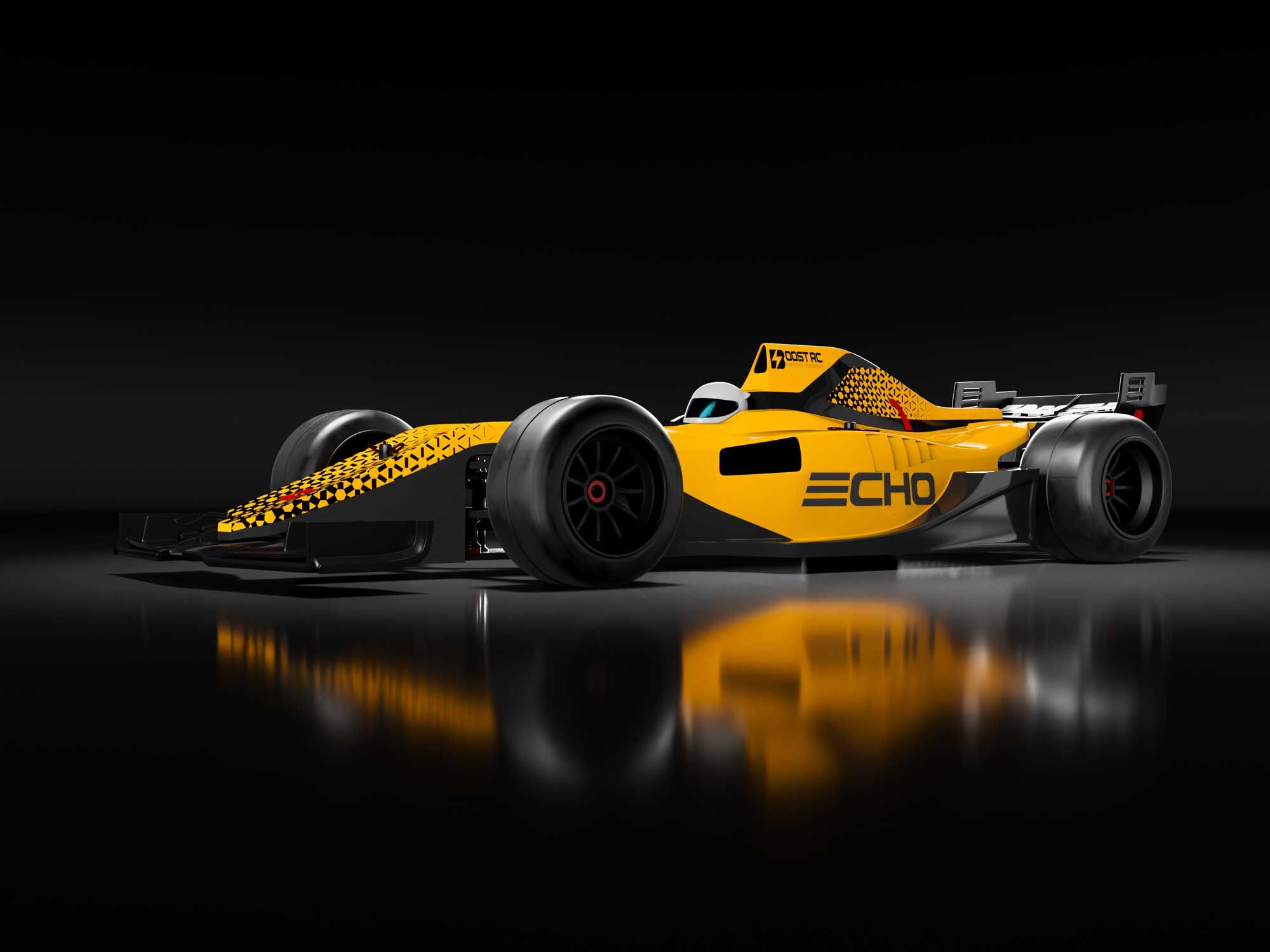 BRC-ECHOF1 Boost RC Echo F1 Karosserie 0,7mm (unlackiert) (11)