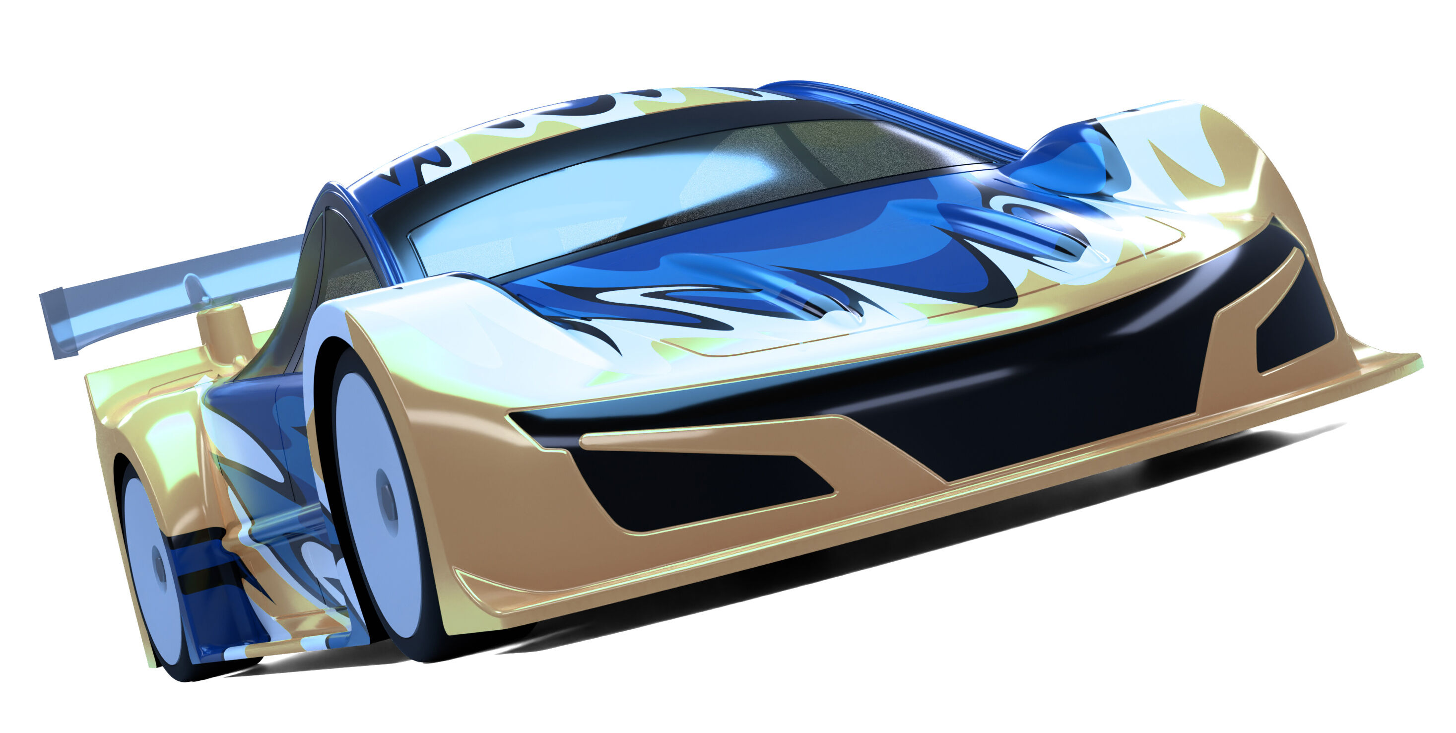 AV-001-05 Avalon Vortex 1-10 Tourenwagen Karosserie 190mm (unlackiert) 0,5mm 2