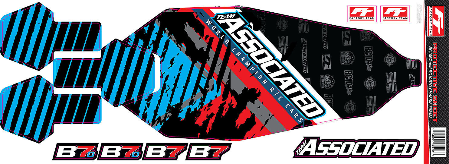Team Associated RC10B7 Chassis Protective Sheet