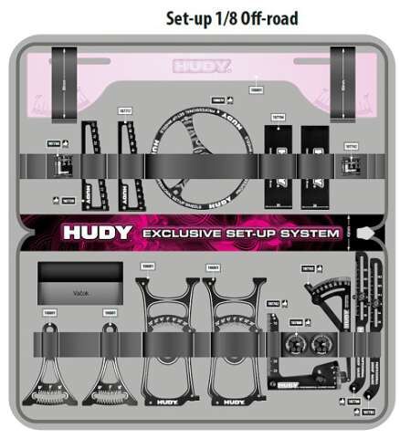 HUDY Setup Bag for 1:8 GT & Offroad )1:10 & 1:8) | Bolsas