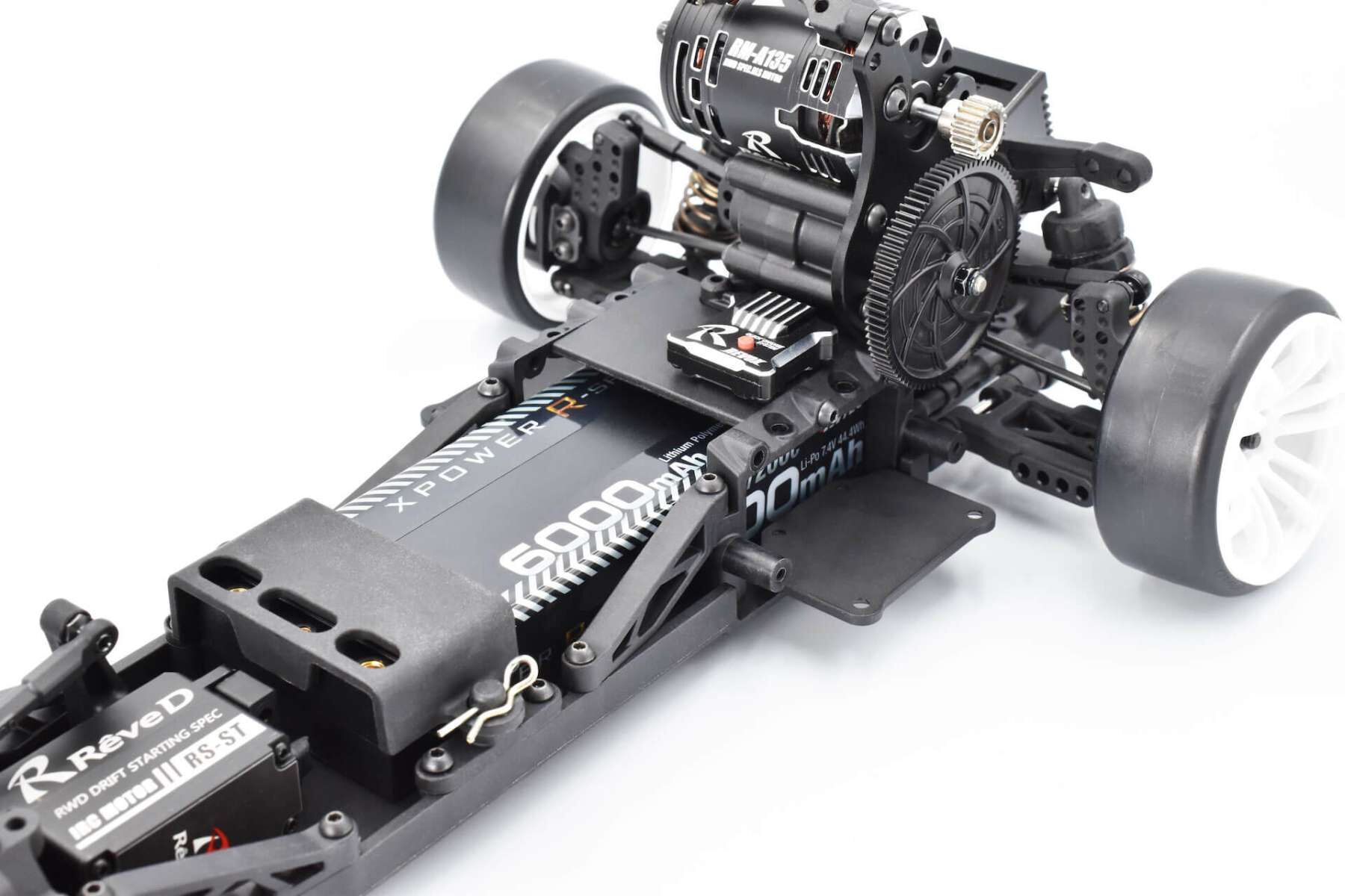 Reve D Steering Gyro REVOX for RWD Drift Car - Black