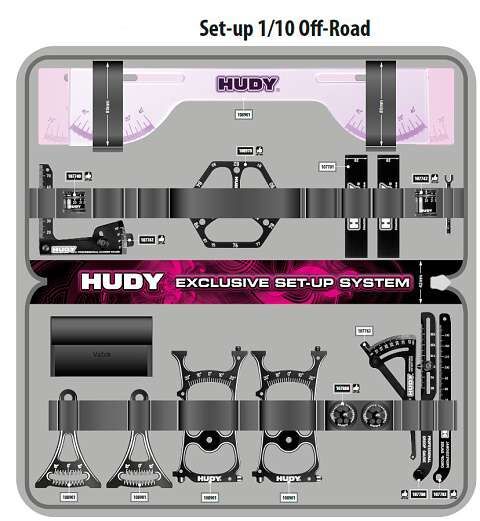 Hudy Exclusive Set-Up Station (1/10 Off-Road)