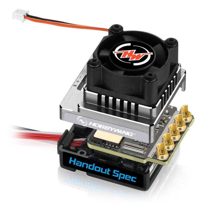 Régulateur Brushless HobbyWing Xerun XR10 Spec - 100A, 2S LiPo, BEC 5A - Pour Voitures RC 1/10 Touring, Buggy, Drift - 7