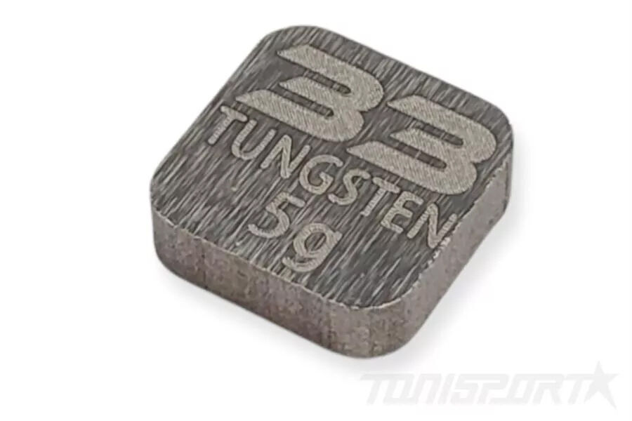 MR33 Tungsten Weight 10 x 10 x 3mm 5g MR33 TW 5G MR33 Tungsten Weight 10 x 10 x 3mm 5g MR33 TW 5G