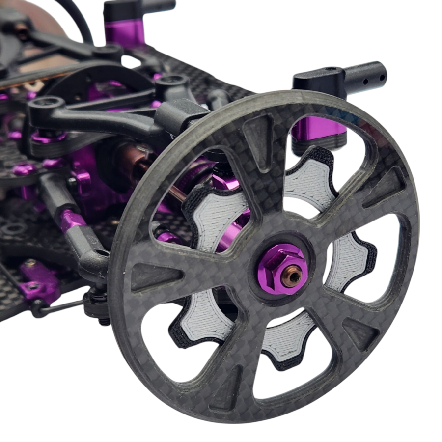 INOV8 3DX Carbon Setup Wheels 1:10 Onroad | IN8-20015